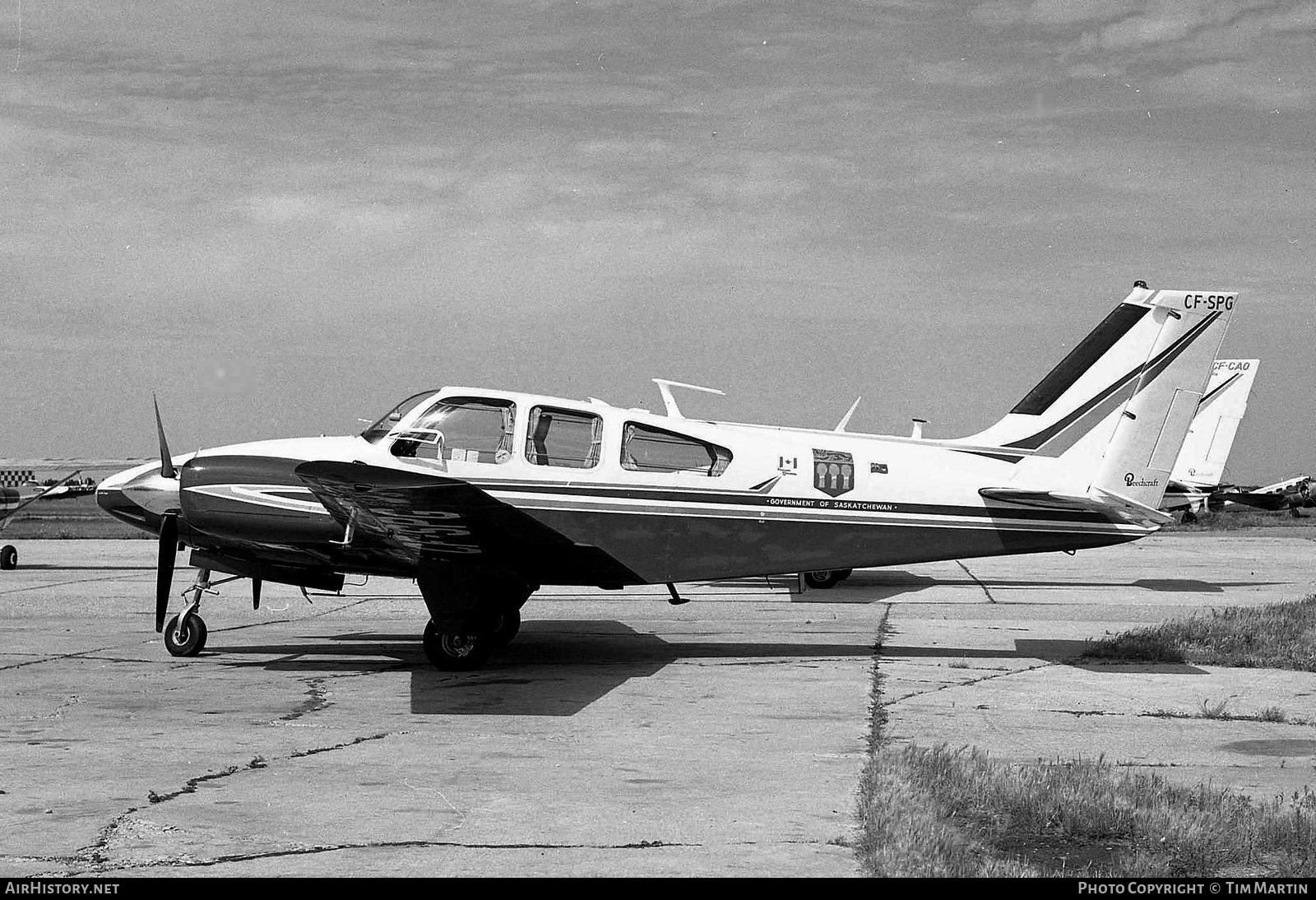 Aircraft Photo of CF-SPG | Beech 95-B55 Baron | Saskatchewan Government | AirHistory.net #196106