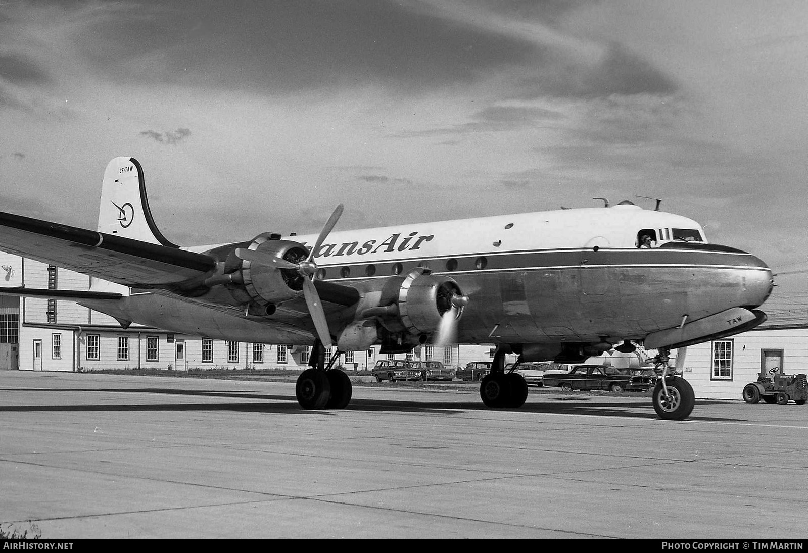 Aircraft Photo of CF-TAW | Douglas DC-4-1009 | Transair | AirHistory.net #196114