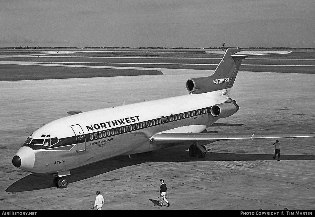 Aircraft Photo of N478US | Boeing 727-51 | Northwest Orient Airlines | AirHistory.net #196129