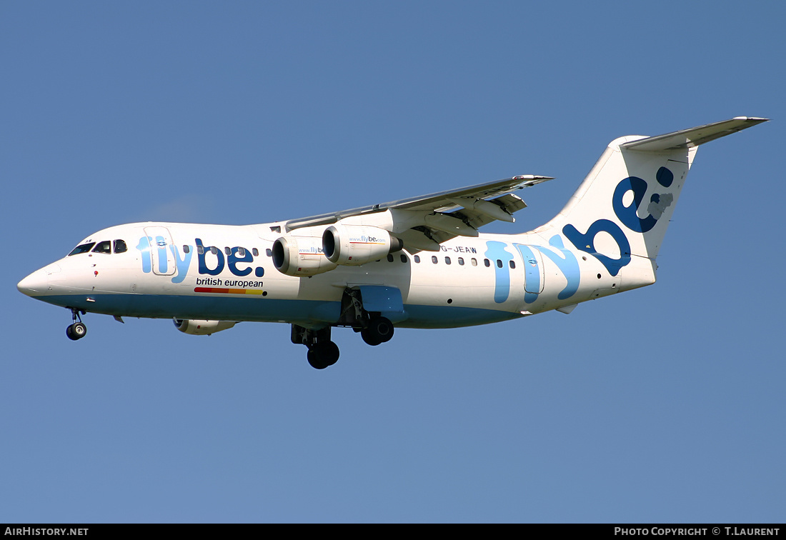 Aircraft Photo of G-JEAW | British Aerospace BAe-146-200A | Flybe - British European | AirHistory.net #196134
