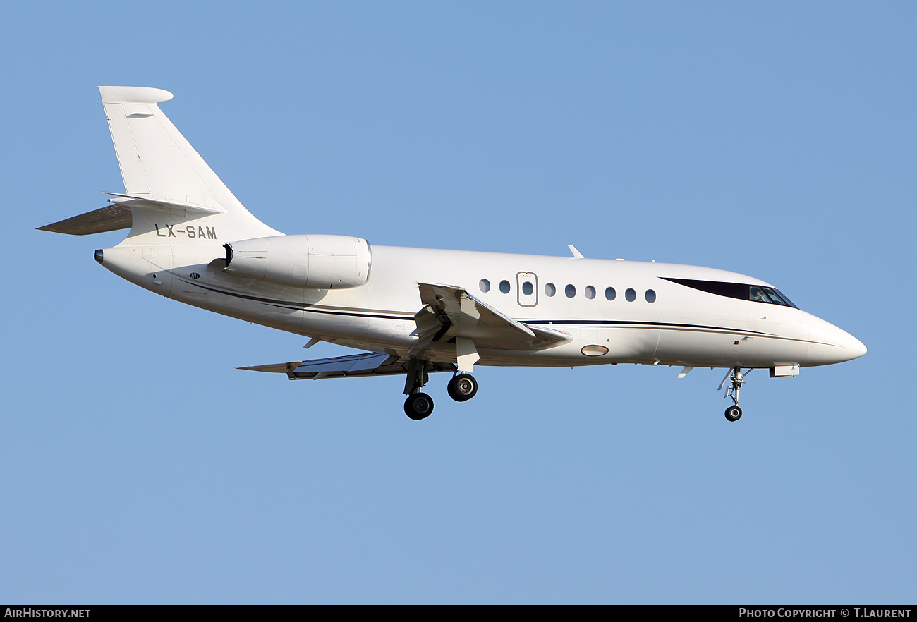 Aircraft Photo of LX-SAM | Dassault Falcon 2000 | AirHistory.net #196140