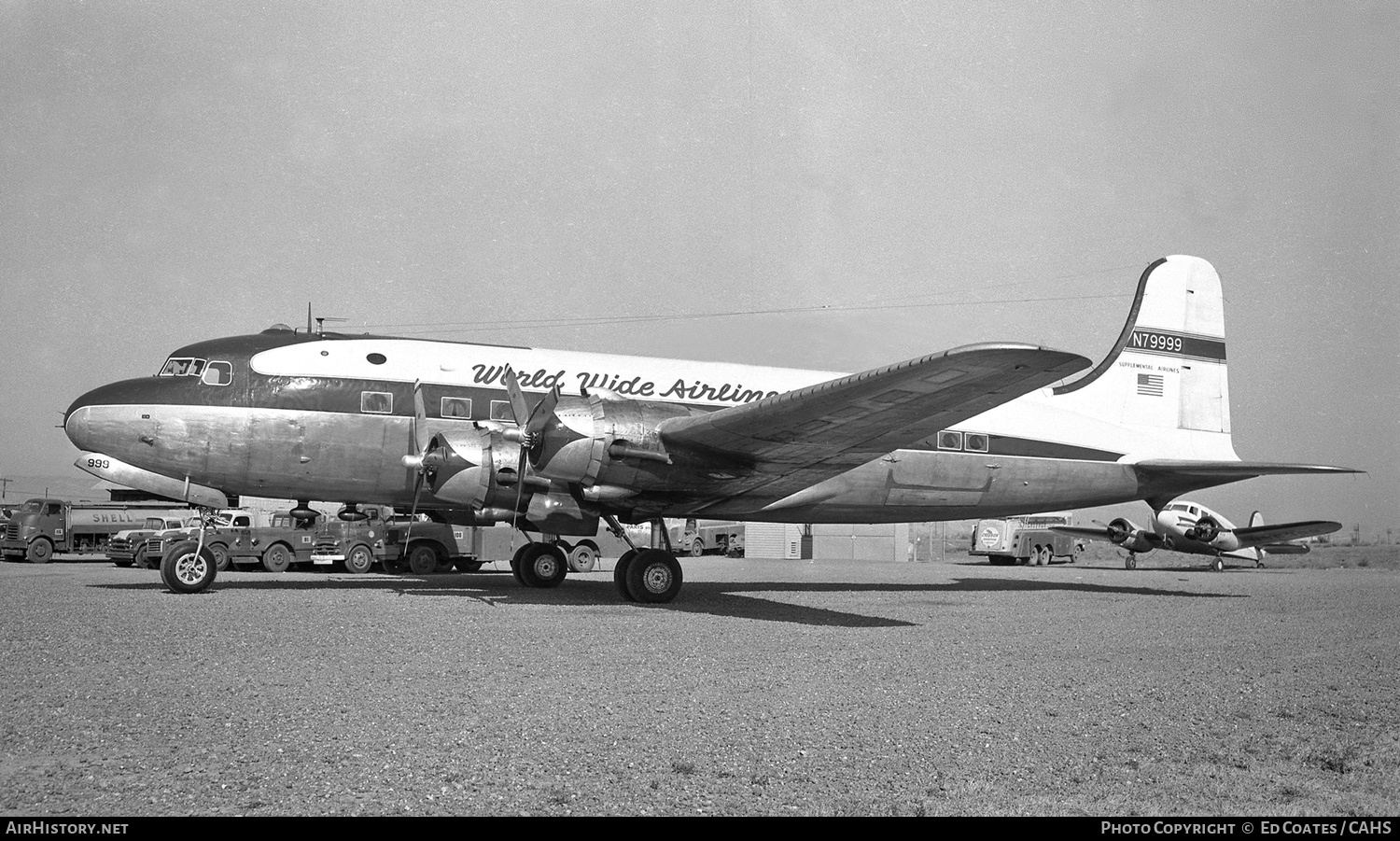 Aircraft Photo of N79999 | Douglas C54A-DC | World Wide Airlines | AirHistory.net #196146