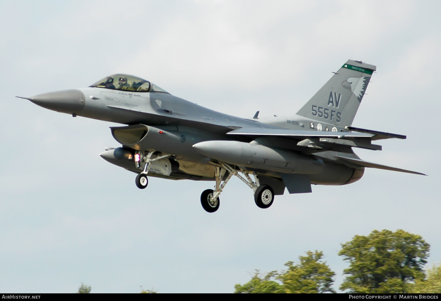 Aircraft Photo of 89-2035 | General Dynamics F-16CG Night Falcon | USA - Air Force | AirHistory.net #196148