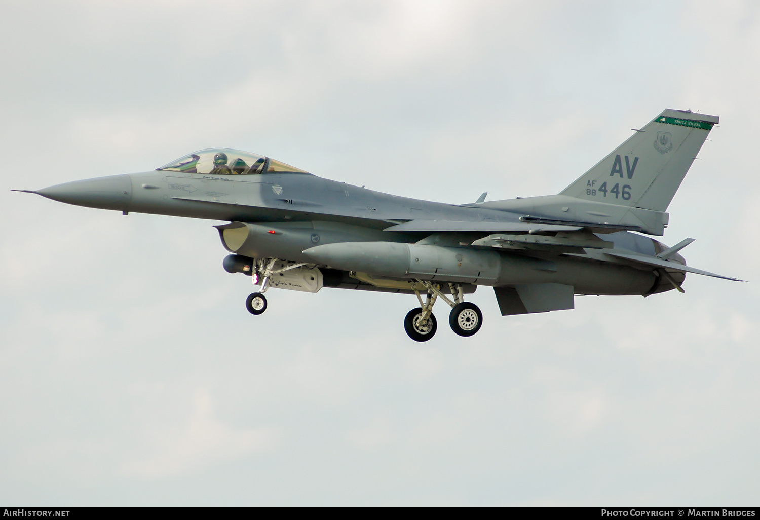 Aircraft Photo of 88-0446 / AF88-446 | General Dynamics F-16CM Fighting Falcon | USA - Air Force | AirHistory.net #196150