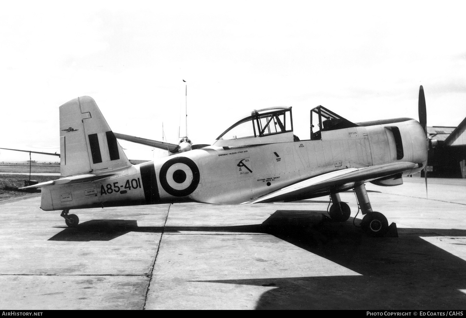 Aircraft Photo of A85-401 | Commonwealth CA-25 Winjeel | Australia - Air Force | AirHistory.net #196158