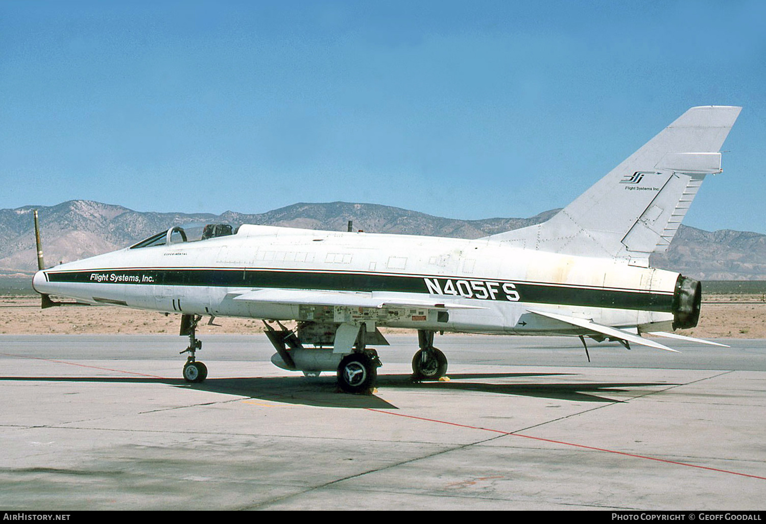 Aircraft Photo of N405FS | North American F-100D Super Sabre | Flight Systems | AirHistory.net #196166