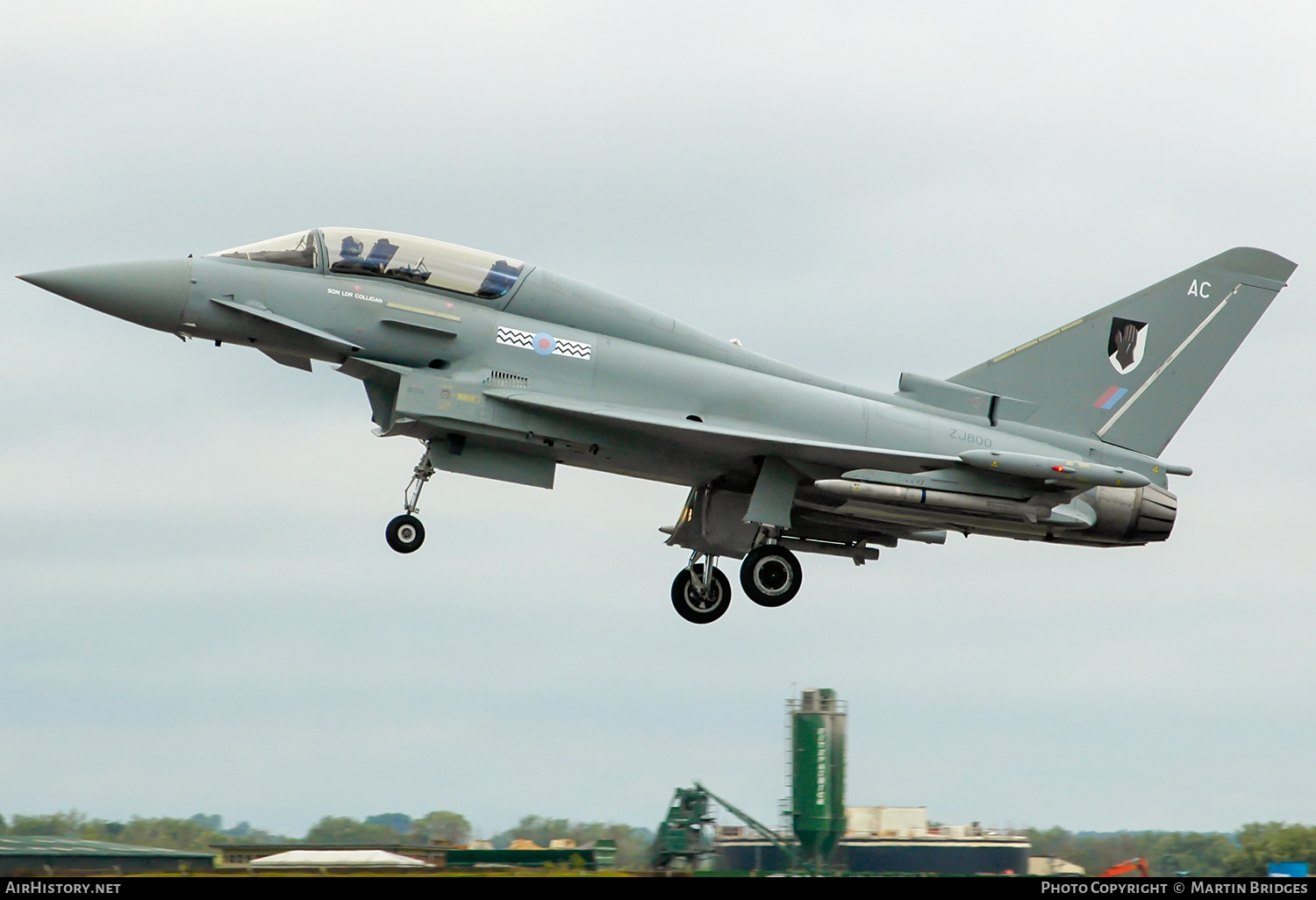 Aircraft Photo of ZJ800 | Eurofighter EF-2000 Typhoon T1 | UK - Air Force | AirHistory.net #196170