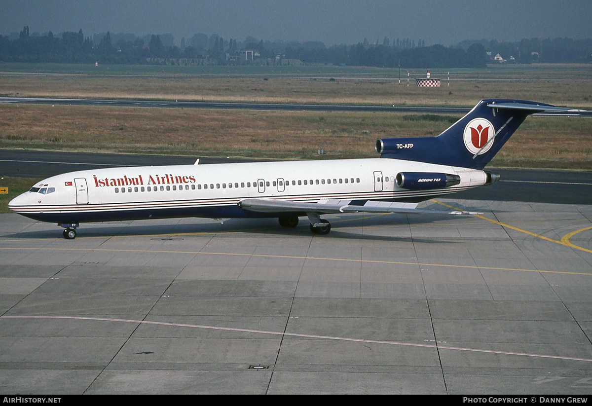 Aircraft Photo of TC-AFP | Boeing 727-230 | Istanbul Airlines | AirHistory.net #196173