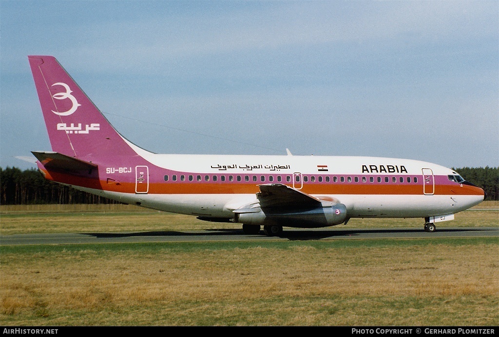 Aircraft Photo of SU-BCJ | Boeing 737-2L9/Adv | Arabia | AirHistory.net #196204