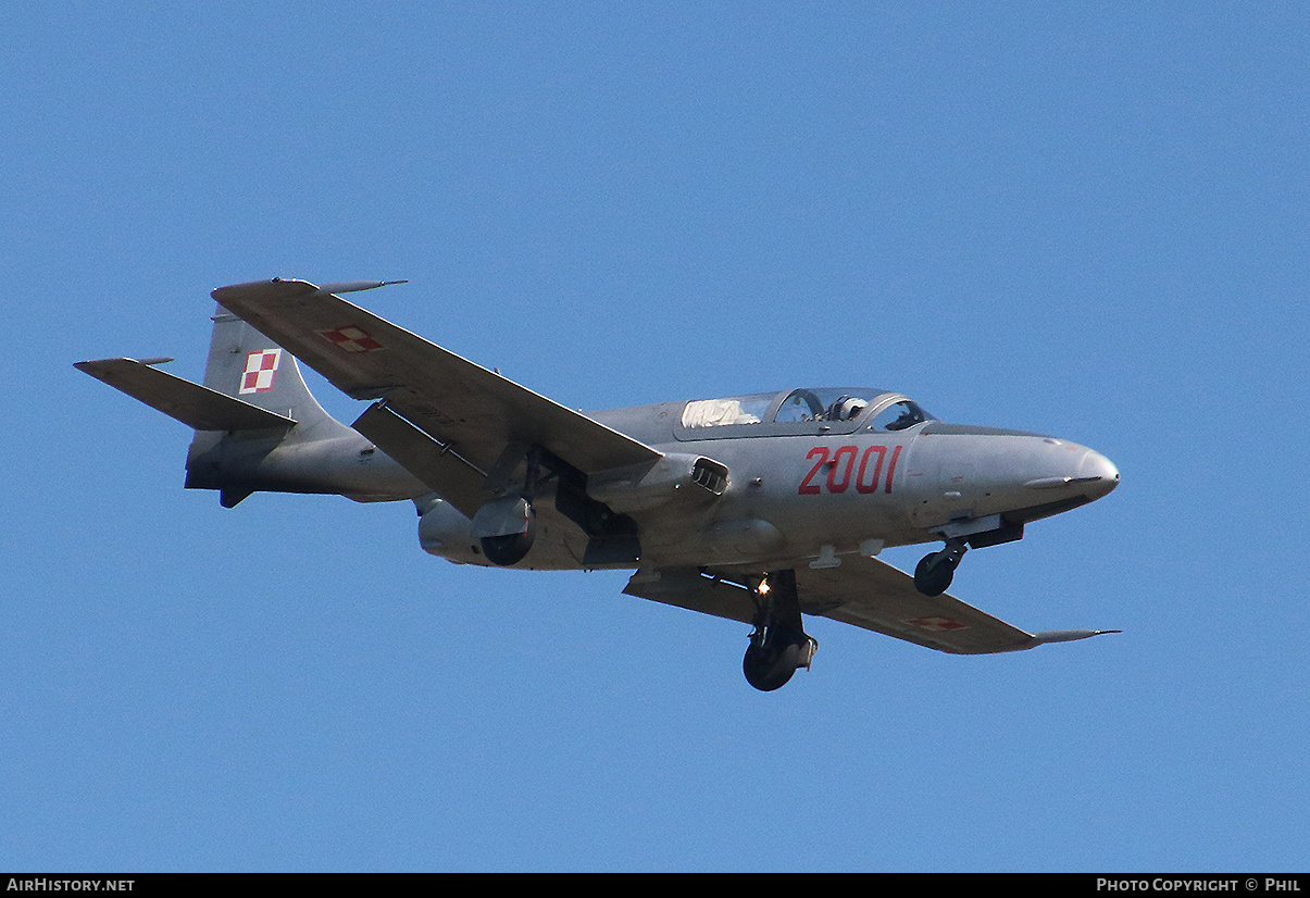 Aircraft Photo of 2001 | PZL-Mielec TS-11 Iskra bis DF | Poland - Air Force | AirHistory.net #196218