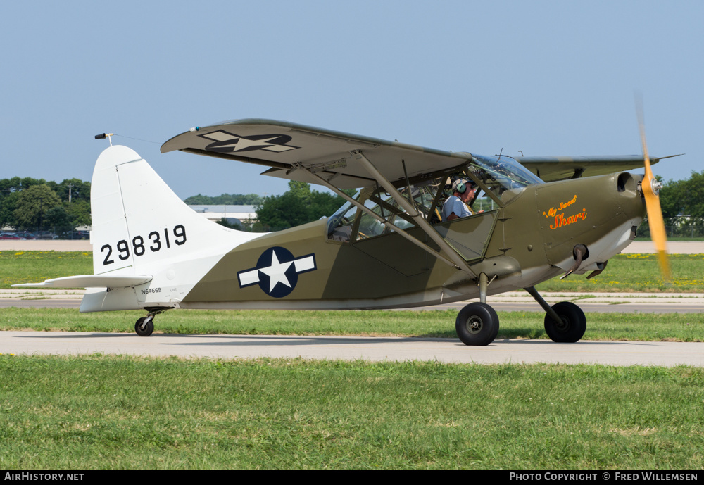 Aircraft Photo of N64669 / 298319 | Stinson L-5 Sentinel | USA - Air Force | AirHistory.net #196242