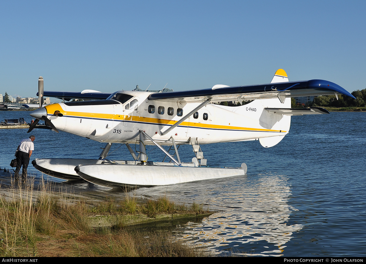 Aircraft Photo of C-FHAD | Vazar DHC-3T Turbine Otter | Harbour Air | AirHistory.net #196298