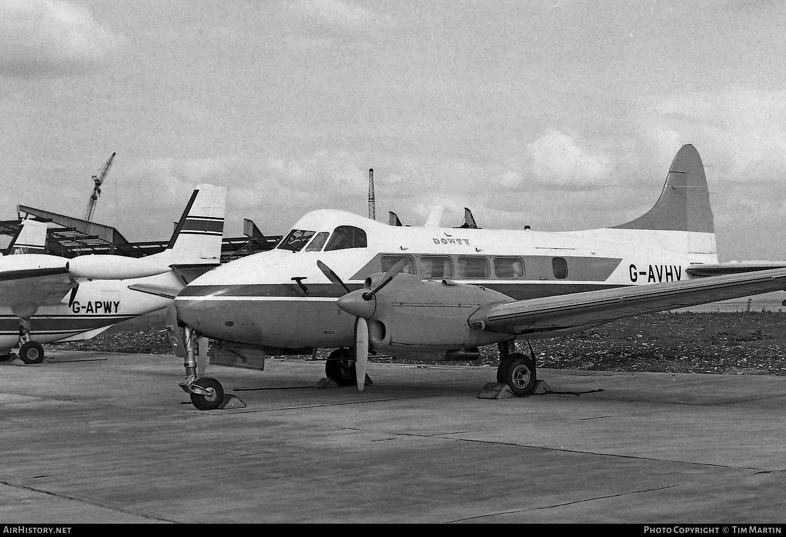 Aircraft Photo of G-AVHV | De Havilland D.H. 104 Dove 8 | Dowty Rotol | AirHistory.net #196306