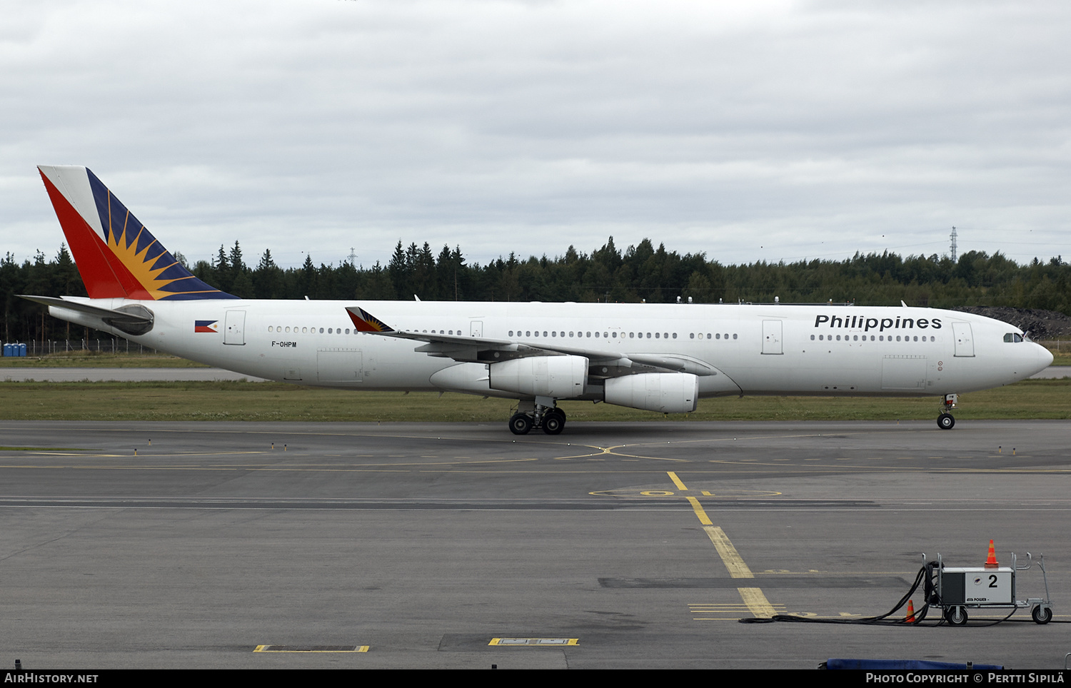 Aircraft Photo of F-OHPM | Airbus A340-313 | Philippine Airlines | AirHistory.net #196333