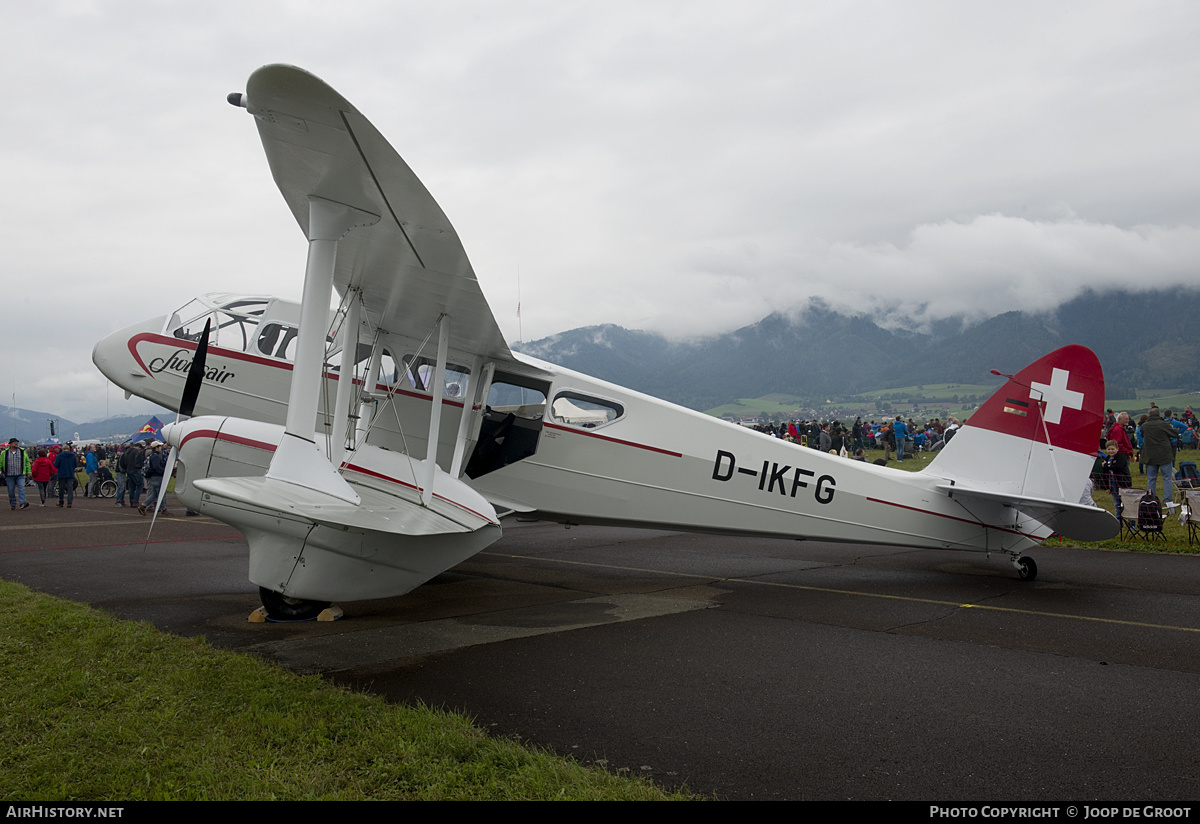 Aircraft Photo of D-IKFG | De Havilland D.H. 89A Dragon Rapide | Swissair | AirHistory.net #196369