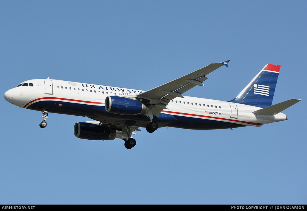 Aircraft Photo of N657AW | Airbus A320-232 | US Airways | AirHistory.net #196383