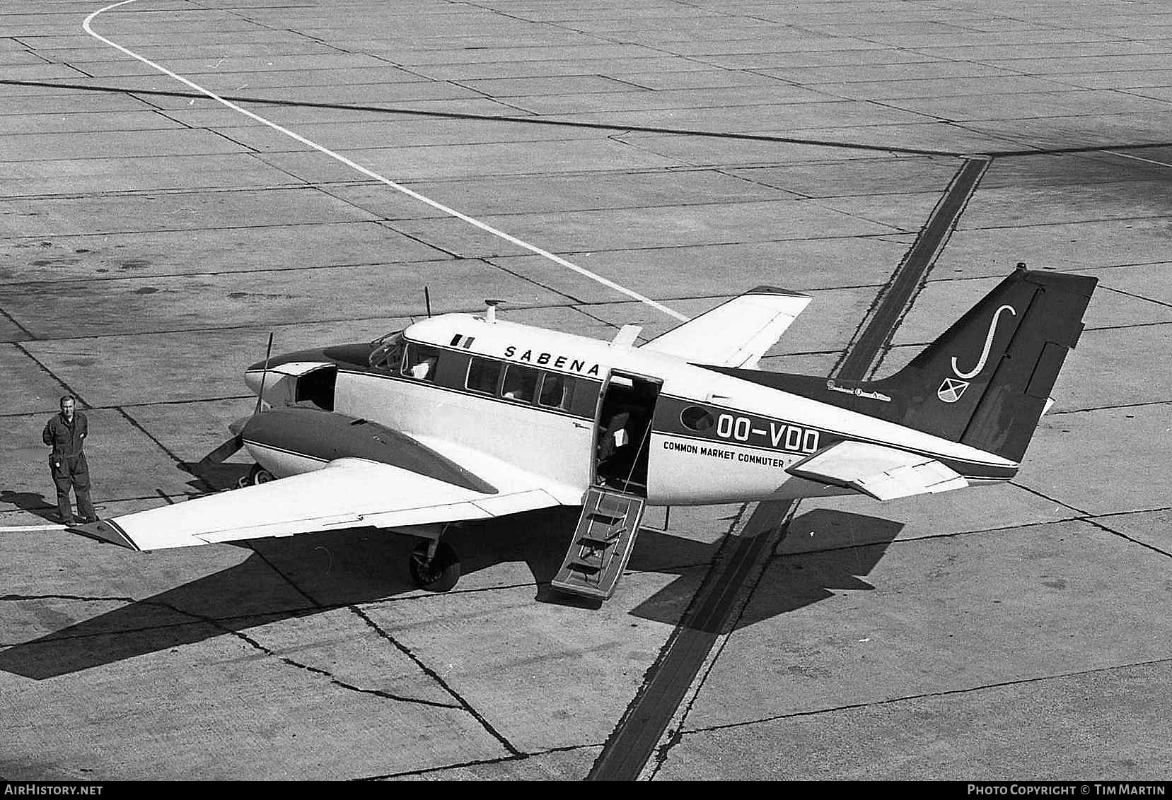 Aircraft Photo of OO-VDD | Beech 65-B80 Queen Airliner | Sabena | AirHistory.net #196400