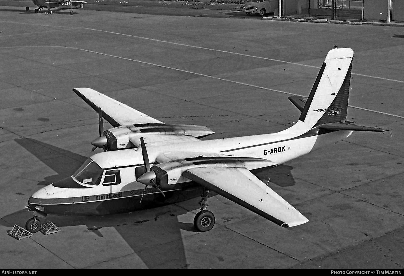 Aircraft Photo of G-ARDK | Aero Commander 560F Commander | United Electric | AirHistory.net #196428