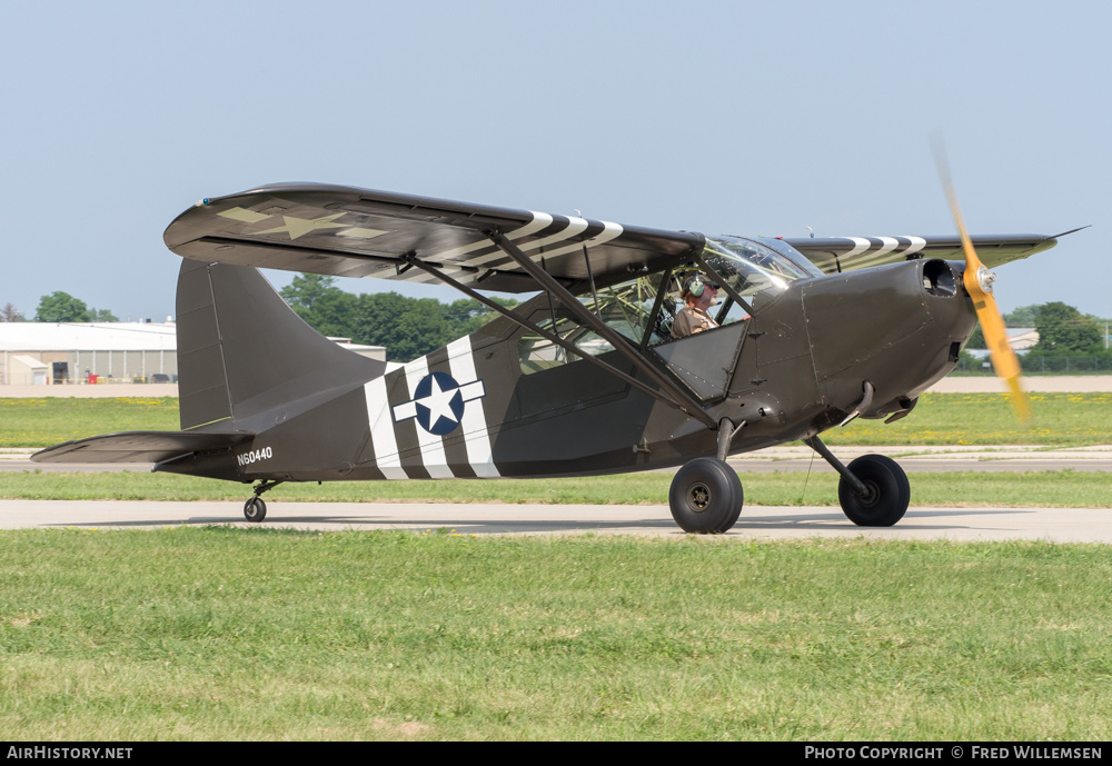 Aircraft Photo of N60440 | Stinson L-5G Sentinel | USA - Army | AirHistory.net #196439