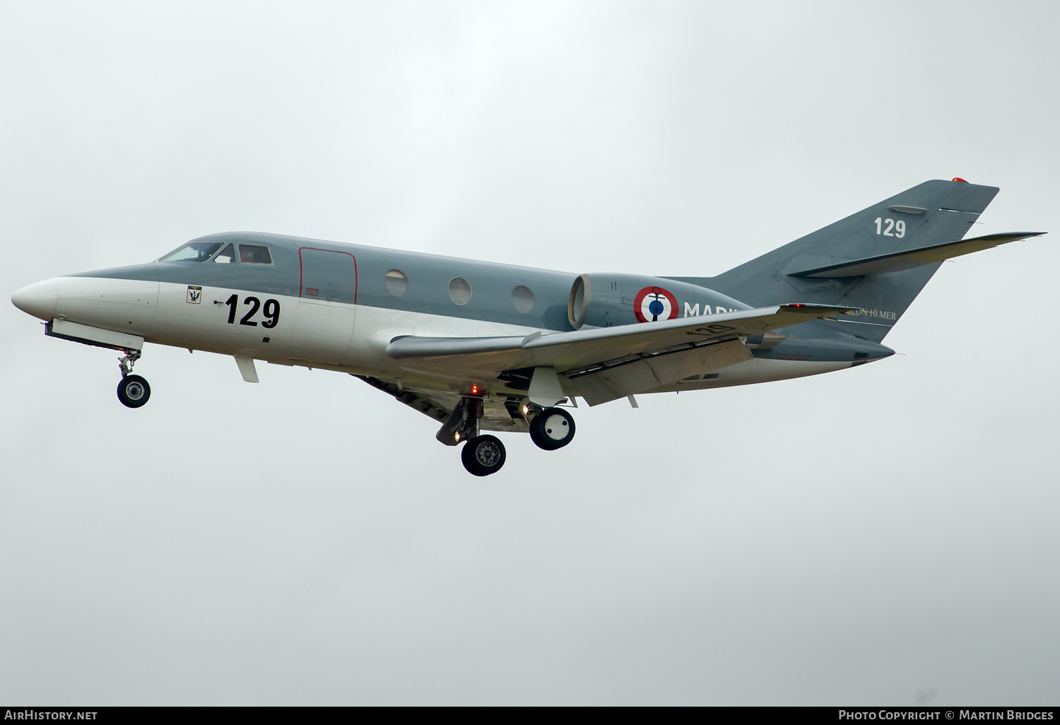 Aircraft Photo of 129 | Dassault Falcon 10MER | France - Navy | AirHistory.net #196472