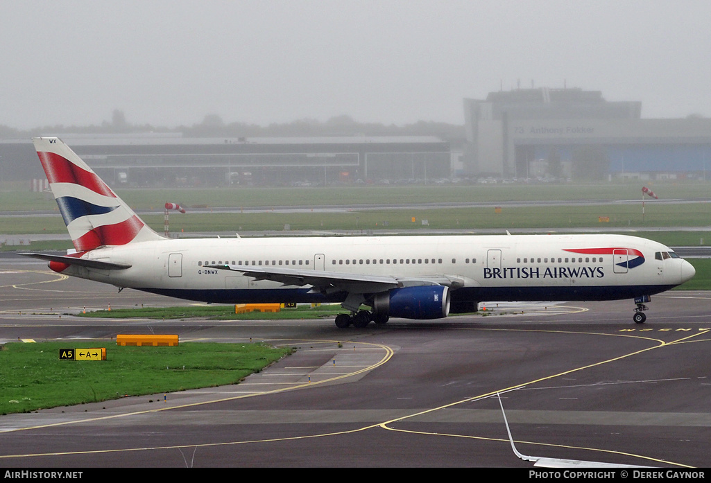 Aircraft Photo of G-BNWX | Boeing 767-336/ER | British Airways | AirHistory.net #196520