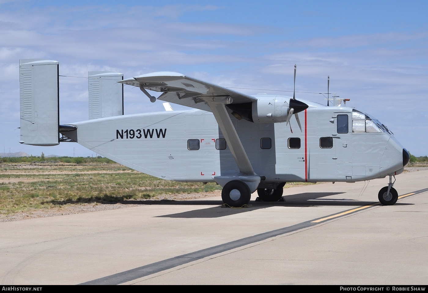 Aircraft Photo of N193WW | Short SC.7 Skyvan 3-200 | AirHistory.net #196533