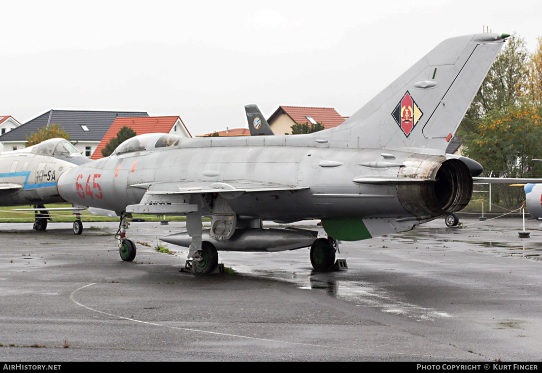 Aircraft Photo of 645 | Mikoyan-Gurevich MiG-21F-13 | East Germany - Air Force | AirHistory.net #196544