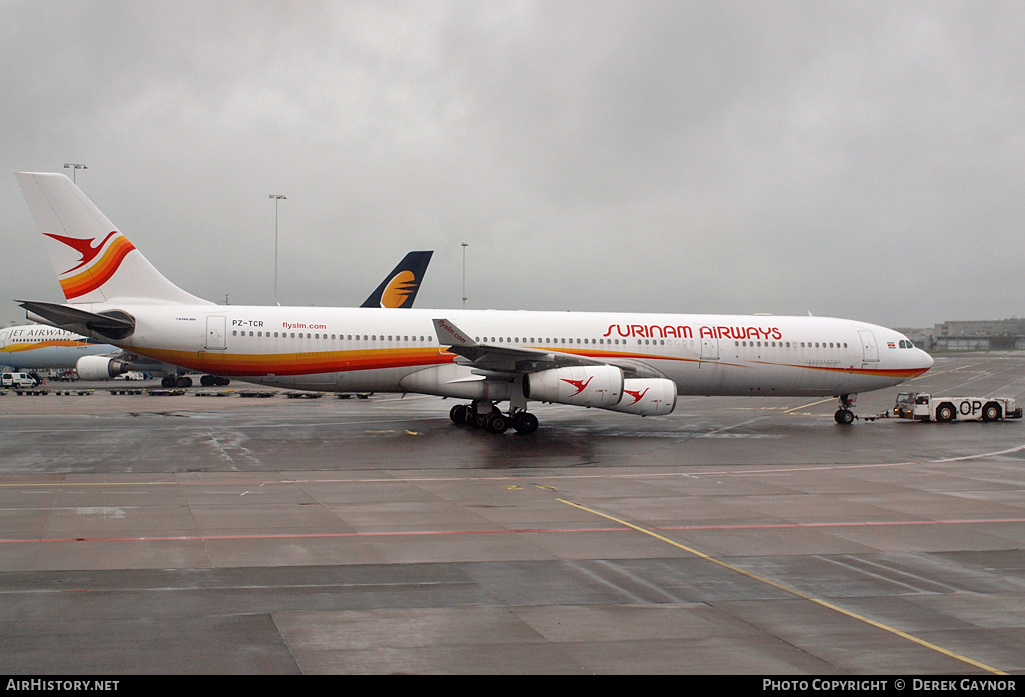 Aircraft Photo of PZ-TCR | Airbus A340-313X | Surinam Airways | AirHistory.net #196563