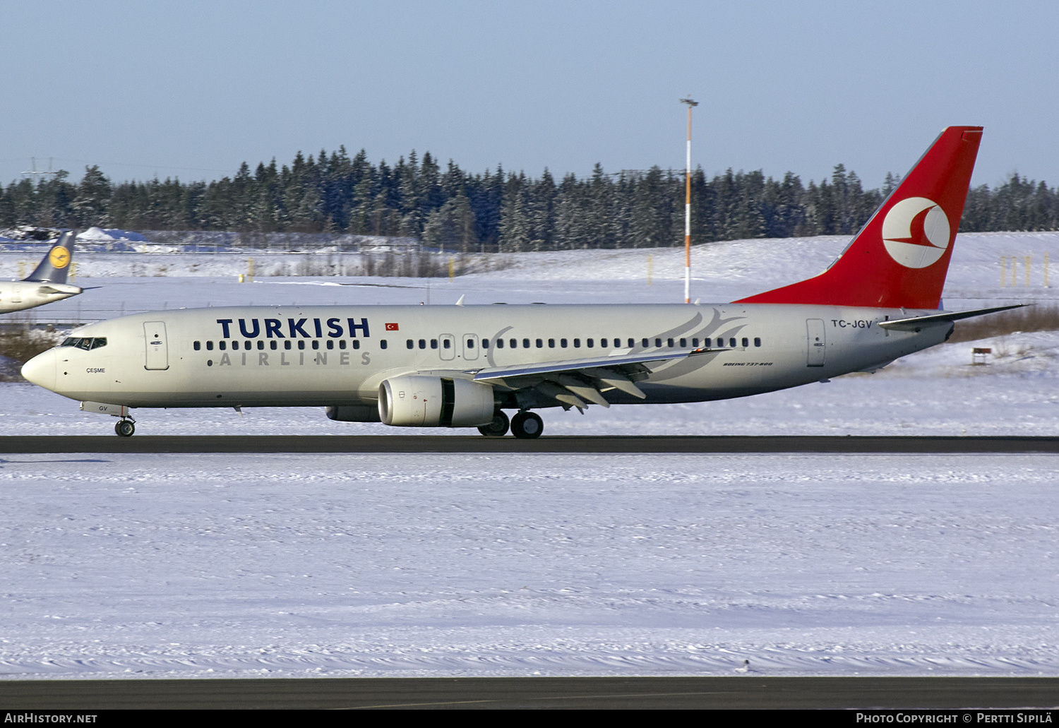 Aircraft Photo of TC-JGV | Boeing 737-8F2 | Turkish Airlines | AirHistory.net #196585