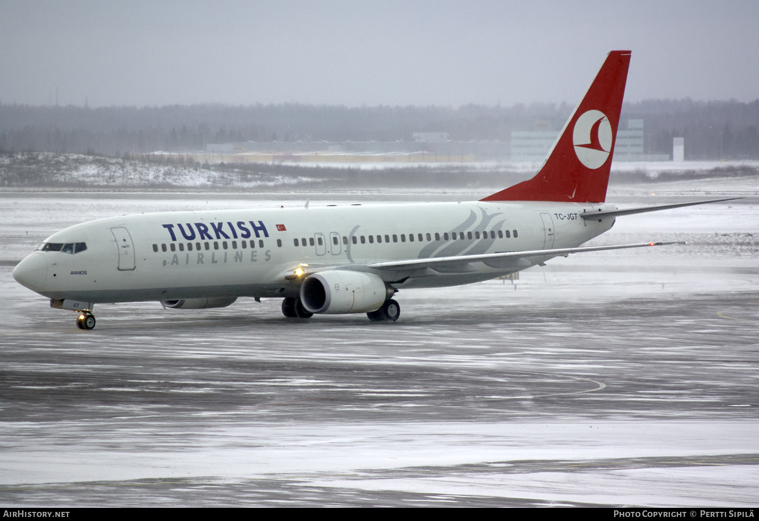 Aircraft Photo of TC-JGT | Boeing 737-8F2 | Turkish Airlines | AirHistory.net #196591