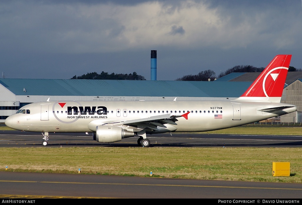 Aircraft Photo of N377NW | Airbus A320-212 | Northwest Airlines | AirHistory.net #196624