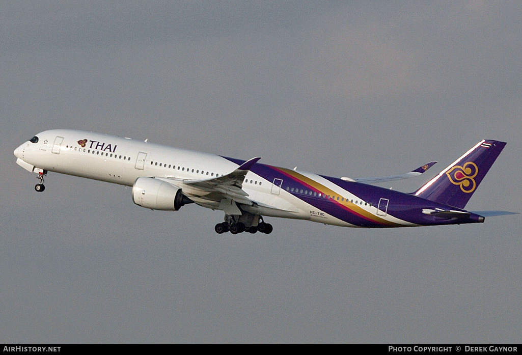Aircraft Photo of HS-THC | Airbus A350-941 | Thai Airways International | AirHistory.net #196626