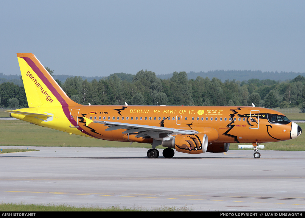 Aircraft Photo of D-AKNO | Airbus A319-112 | Germanwings | AirHistory.net #196632