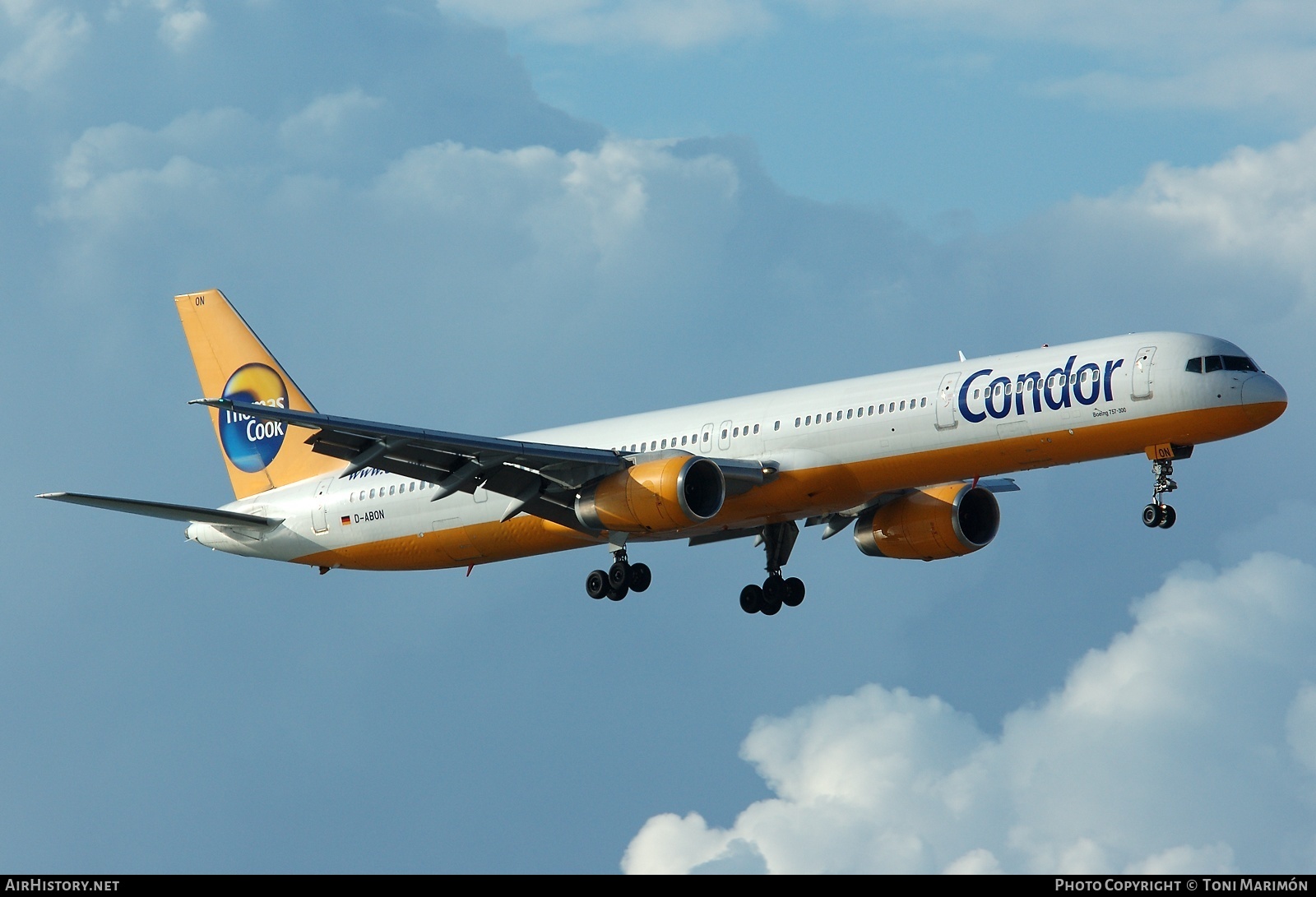 Aircraft Photo of D-ABON | Boeing 757-330 | Condor Flugdienst | AirHistory.net #196635