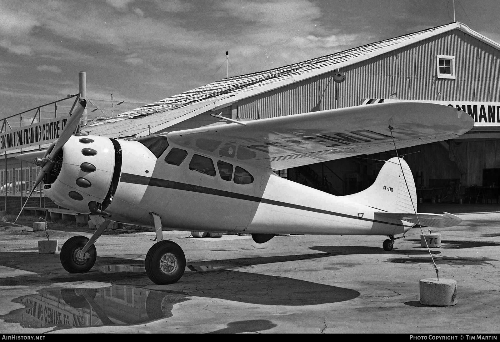 Aircraft Photo of CF-EMO | Cessna 195 | AirHistory.net #196676