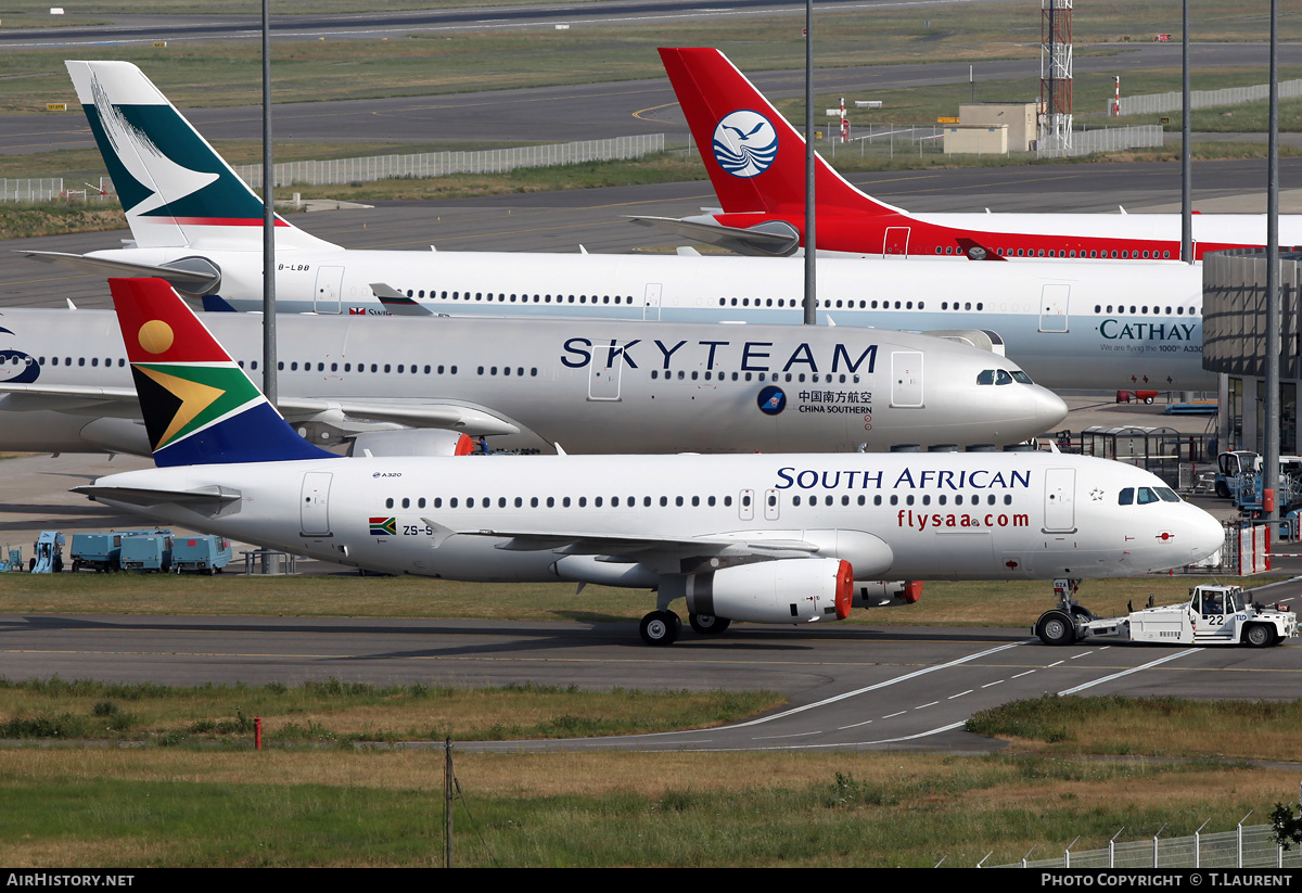 Aircraft Photo of ZS-SZA | Airbus A320-232 | South African Airways | AirHistory.net #196714