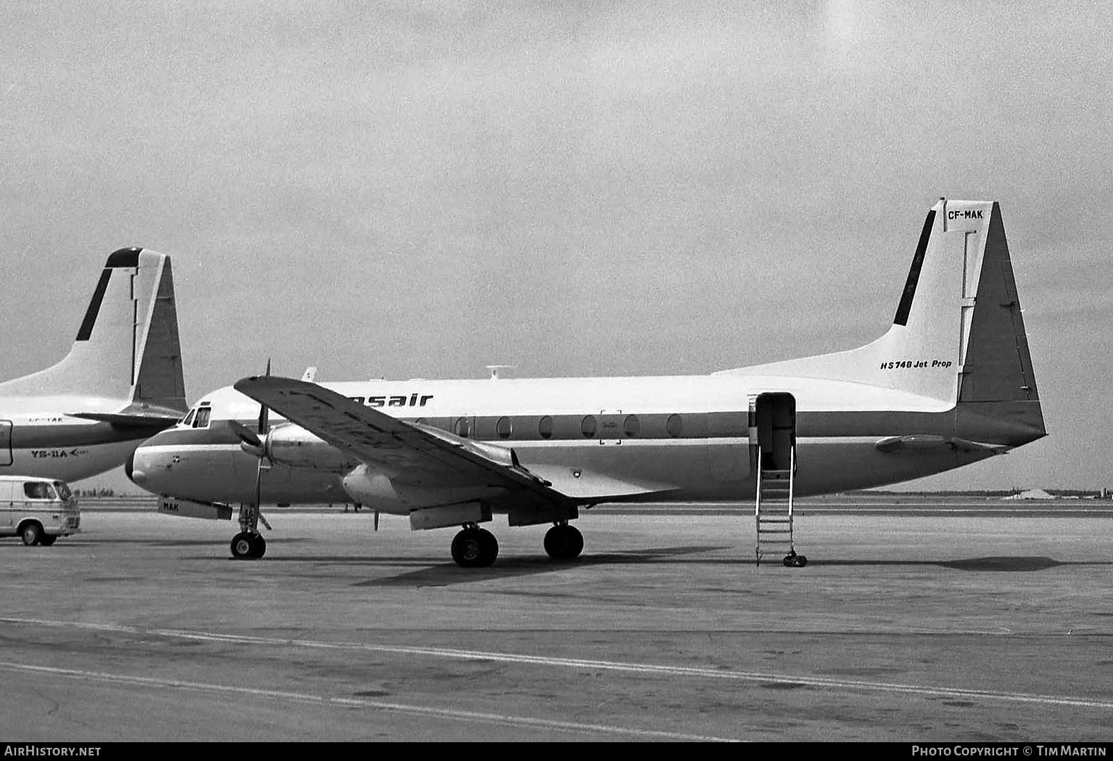 Aircraft Photo of CF-MAK | Hawker Siddeley HS-748 Srs2A/257 | Transair | AirHistory.net #196721