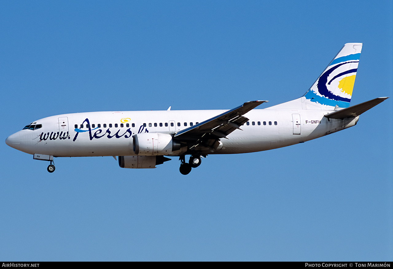 Aircraft Photo of F-GNFH | Boeing 737-382 | Aeris | AirHistory.net #196733