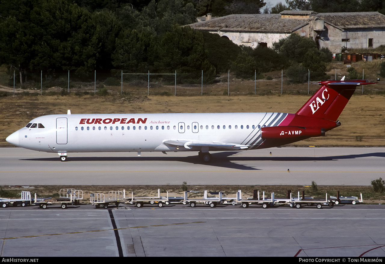 Aircraft Photo of G-AVMP | BAC 111-510ED One-Eleven | European Aircharter - EAL/EAC | AirHistory.net #196744