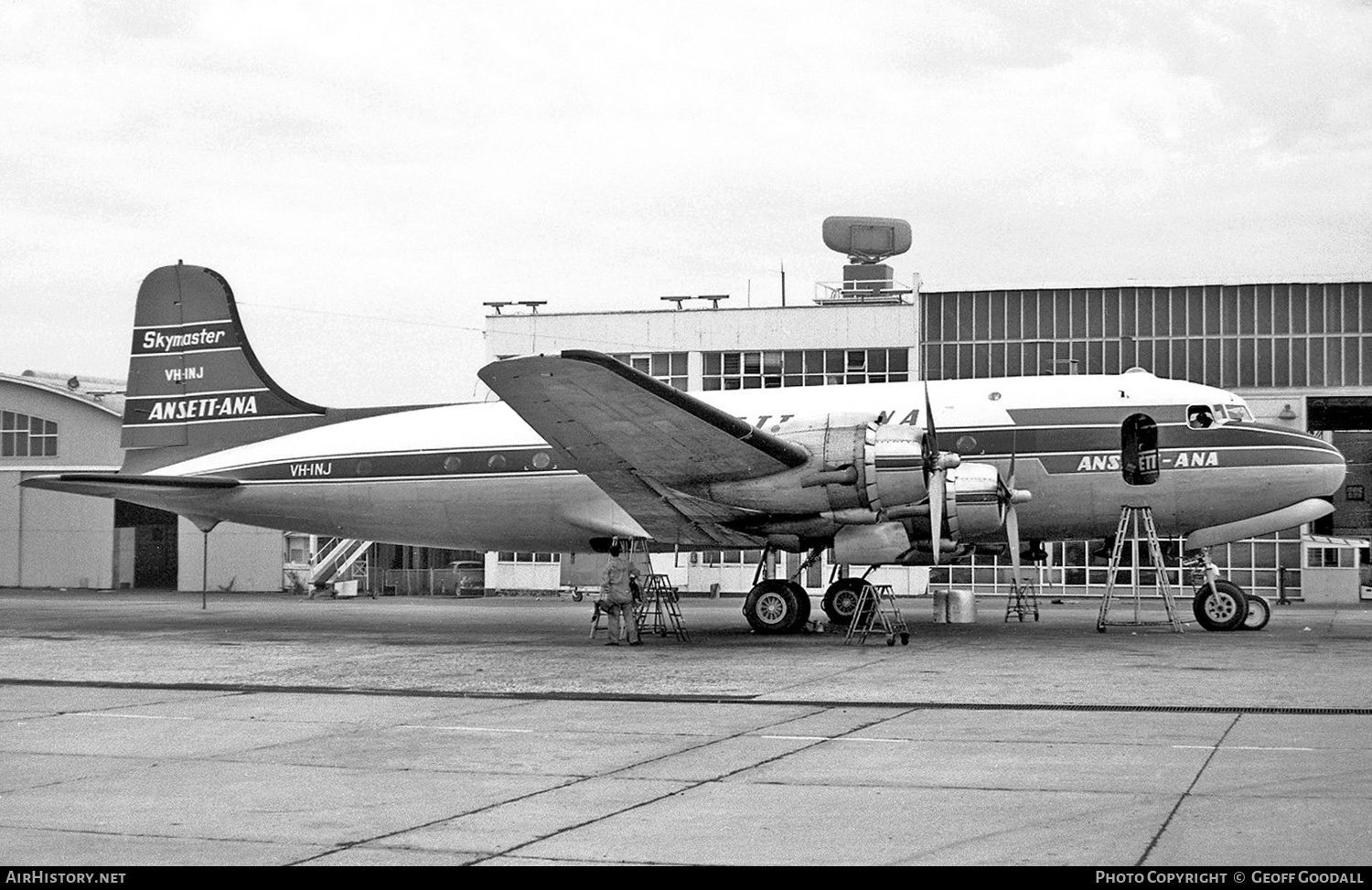 Aircraft Photo of VH-INJ | Douglas DC-4-1009 | Ansett - ANA | AirHistory.net #196797