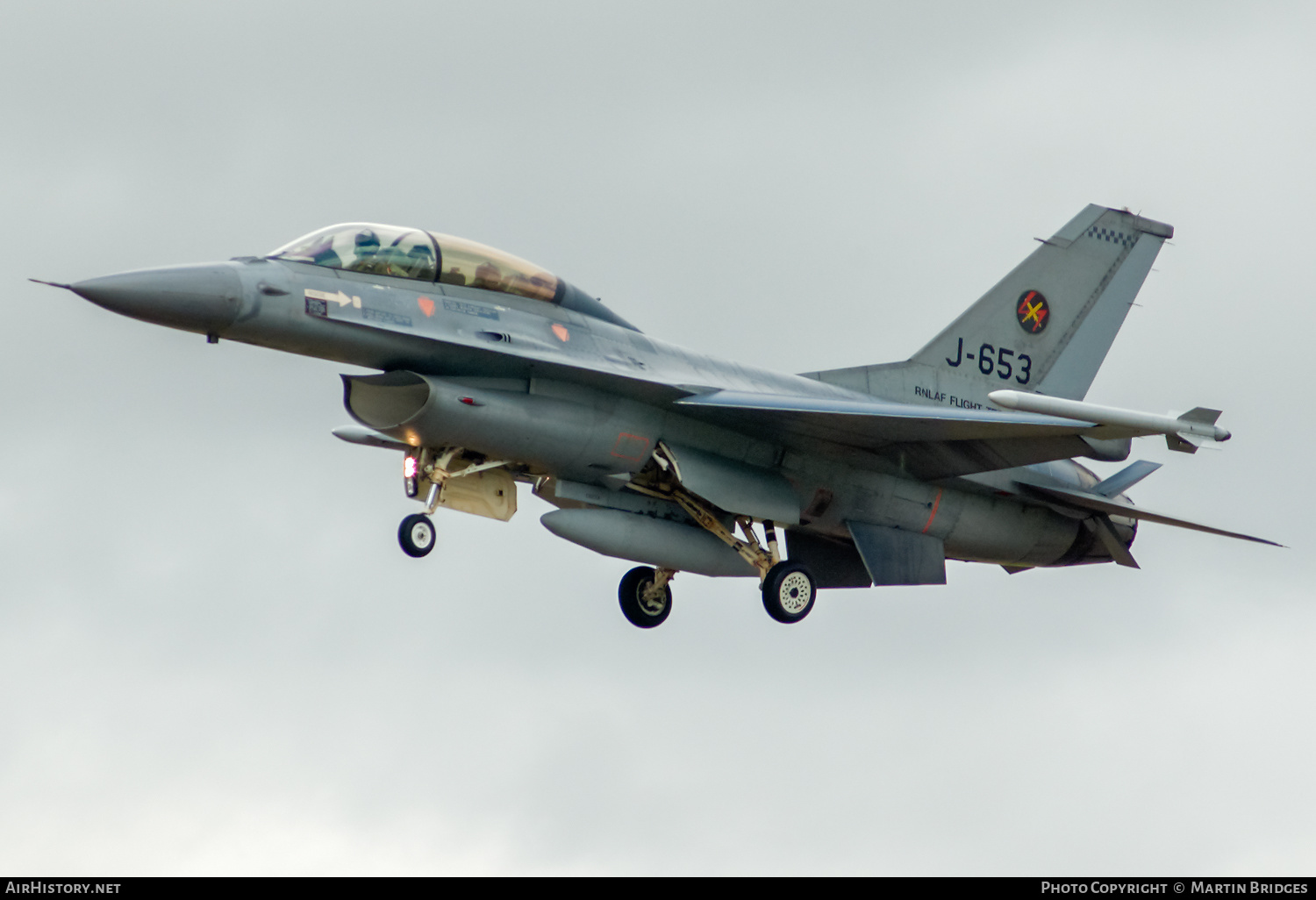 Aircraft Photo of J-653 | General Dynamics F-16BM Fighting Falcon | Netherlands - Air Force | AirHistory.net #196811