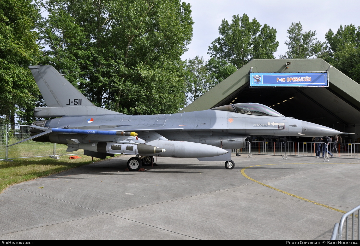 Aircraft Photo of J-511 | General Dynamics F-16AM Fighting Falcon | Netherlands - Air Force | AirHistory.net #196845