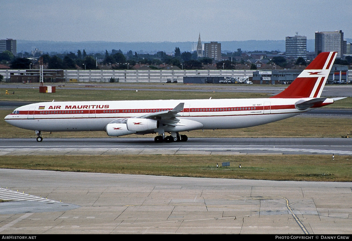 Aircraft Photo of 3B-NAT | Airbus A340-312 | Air Mauritius | AirHistory.net #196875