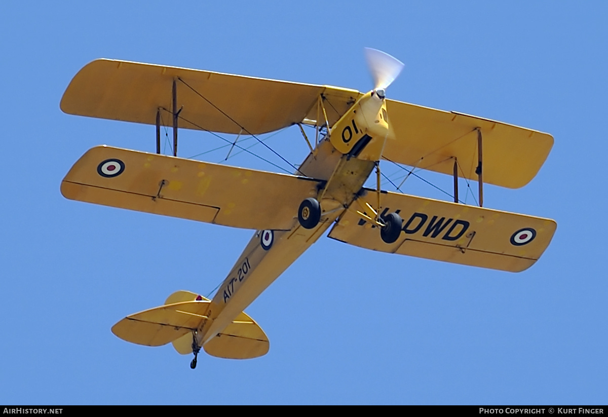 Aircraft Photo of VH-DWD / A17-201 | De Havilland D.H. 82A Tiger Moth | Australia - Air Force | AirHistory.net #196900