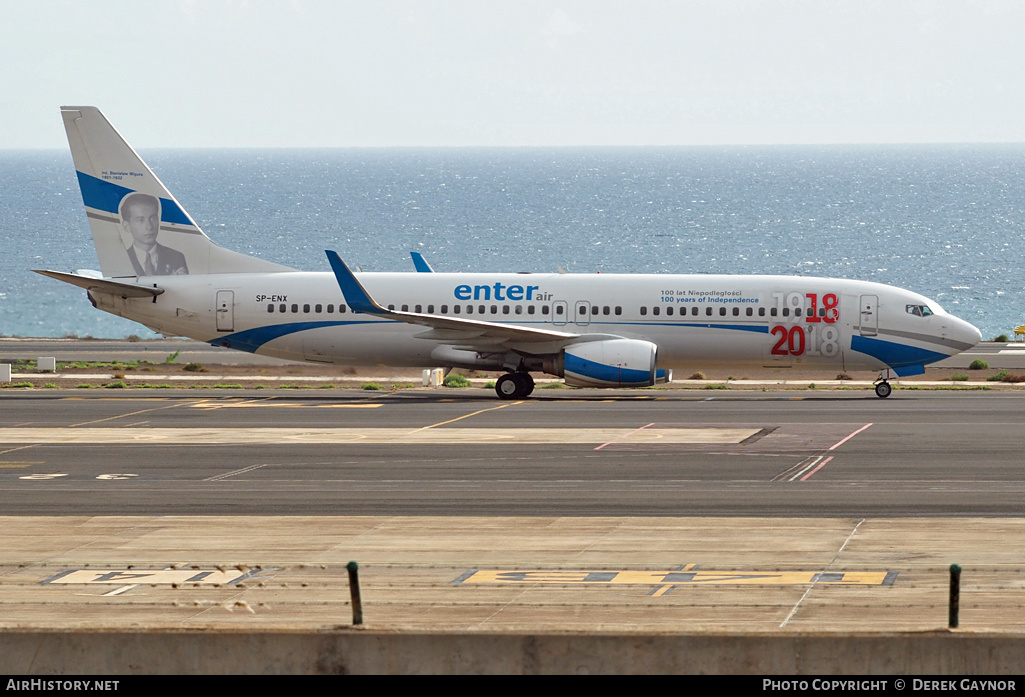 Aircraft Photo of SP-ENX | Boeing 737-8Q8 | Enter Air | AirHistory.net #196903