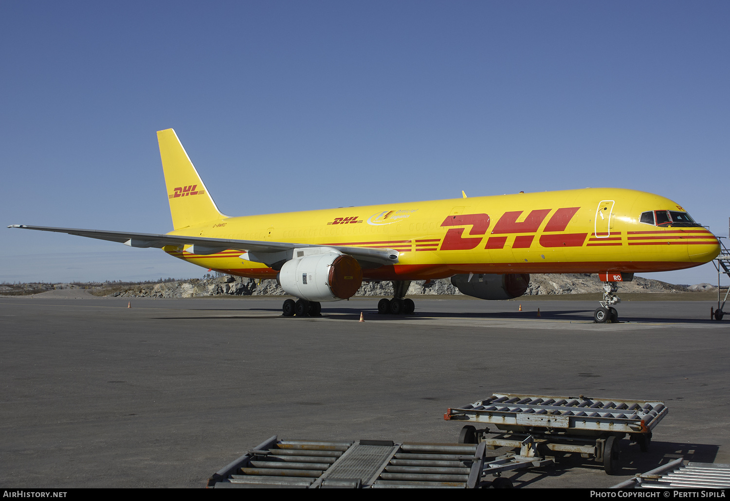 Aircraft Photo of G-BMRC | Boeing 757-236/SF | DHL International | AirHistory.net #196938
