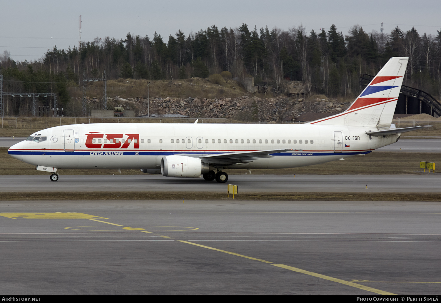 Aircraft Photo of OK-FGR | Boeing 737-45S | ČSA - Czech Airlines | AirHistory.net #196939