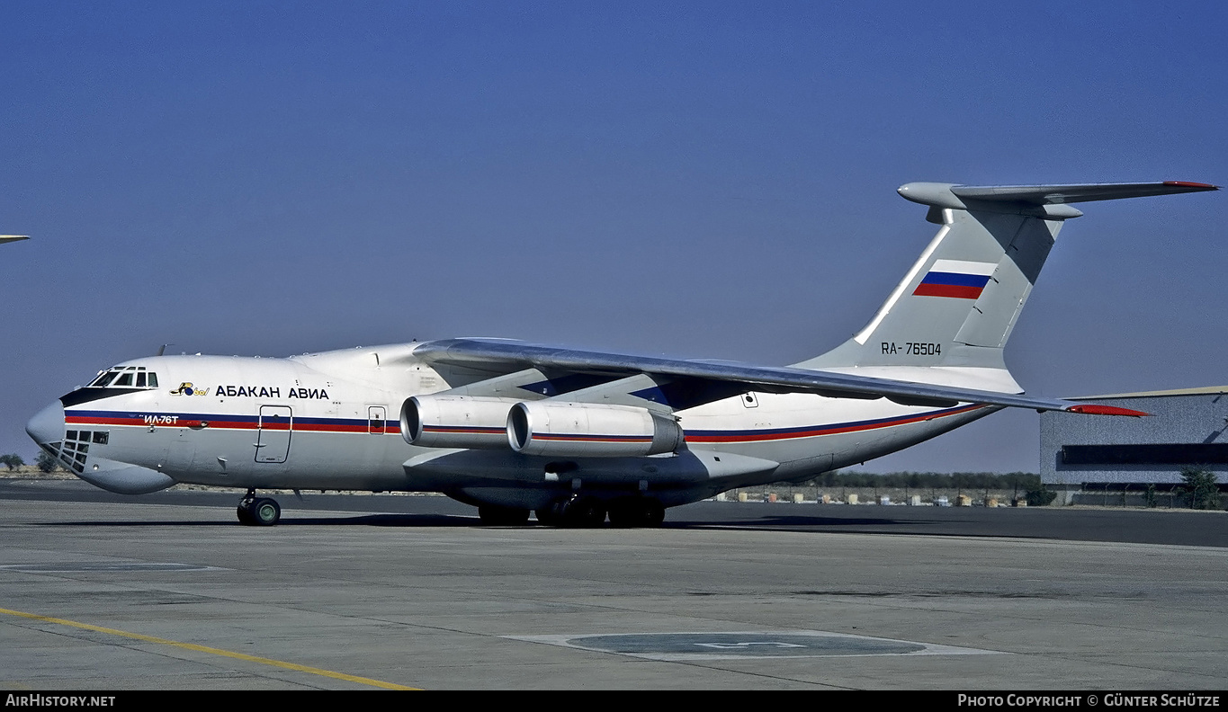 Aircraft Photo of RA-76504 | Ilyushin Il-76T | Abakan Avia | AirHistory.net #197036