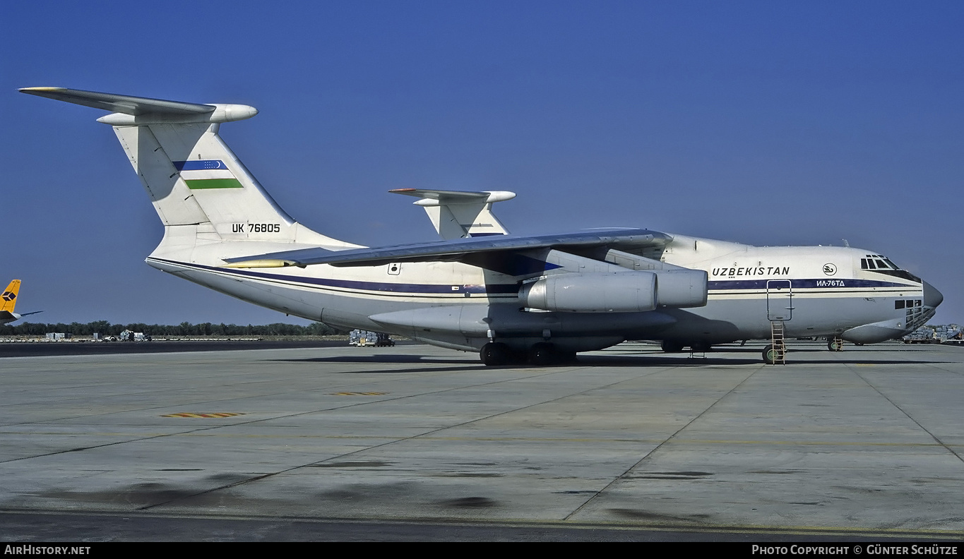 Aircraft Photo of UK-76805 | Ilyushin Il-76TD | Uzbekistan Airways | AirHistory.net #197047