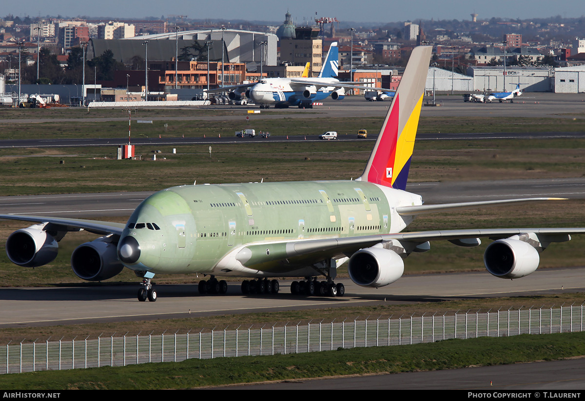 Aircraft Photo of F-WWAQ | Airbus A380-841 | Asiana Airlines | AirHistory.net #197075